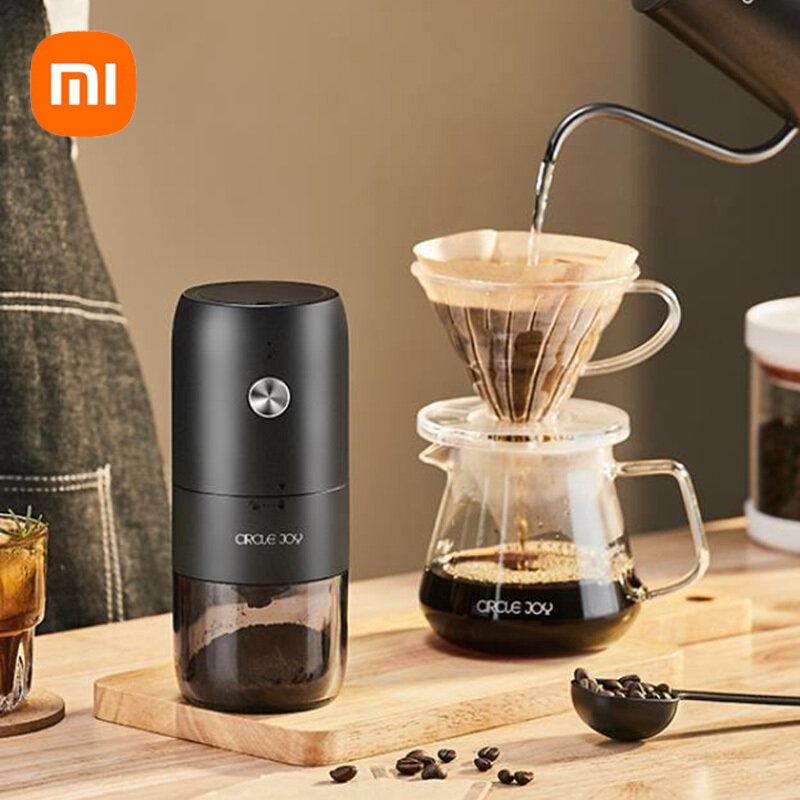 Xiaomi CIRCLE JOY Electric Coffee Bean Grinder Wireless Portable Full Automatic Waterproof Easy Clean Specialized Coffee Grinder