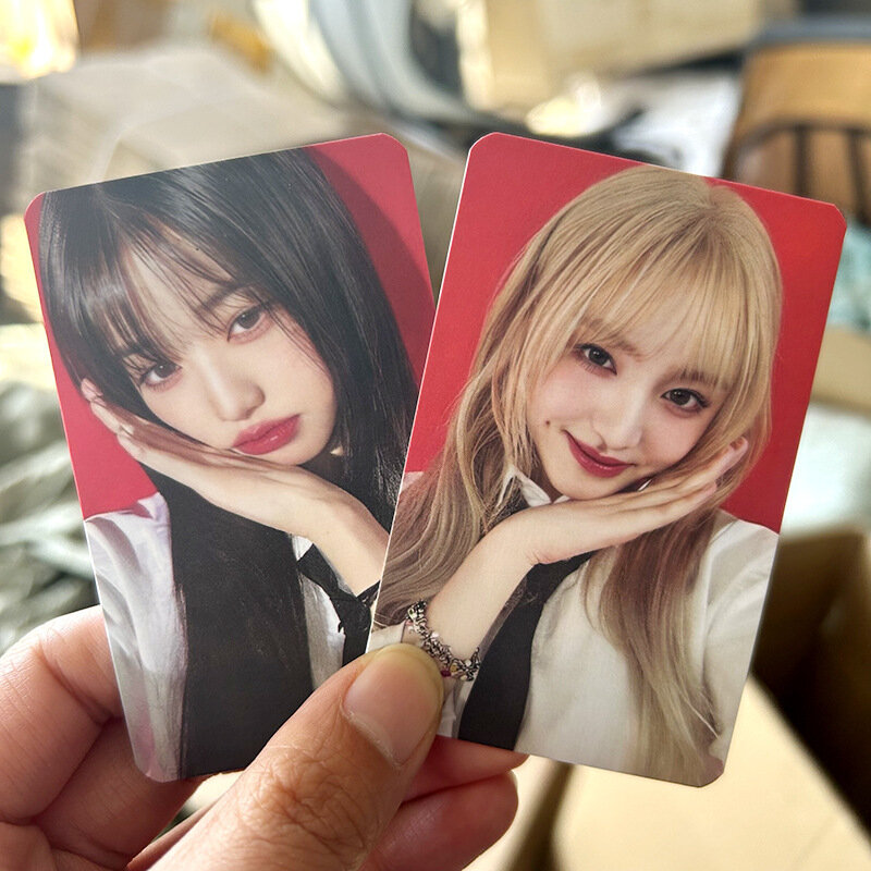 6/Set IVE I'VE MINE Album Starship Card LOMO Card Girl Group Wonyoung Glasses Round LIZ Rei Leeseo Photo Card Postcard KPOP