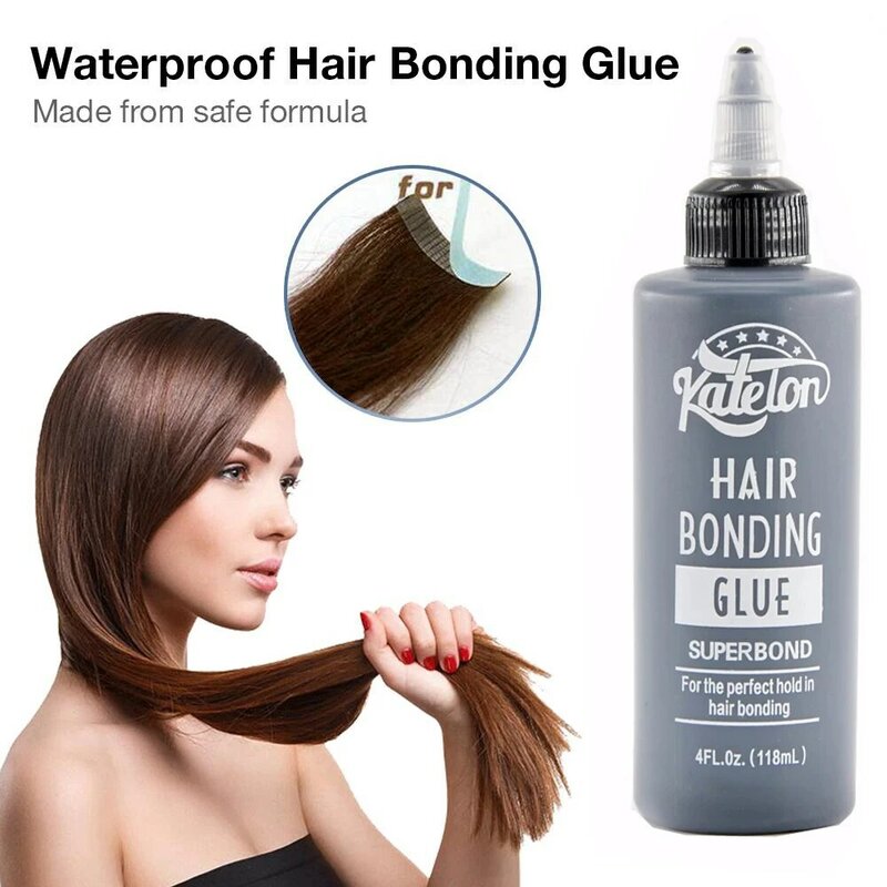 Pegamento adhesivo para peluca de pelo profesional, resistente al agua, superadhesivo para una sujeción perfecta