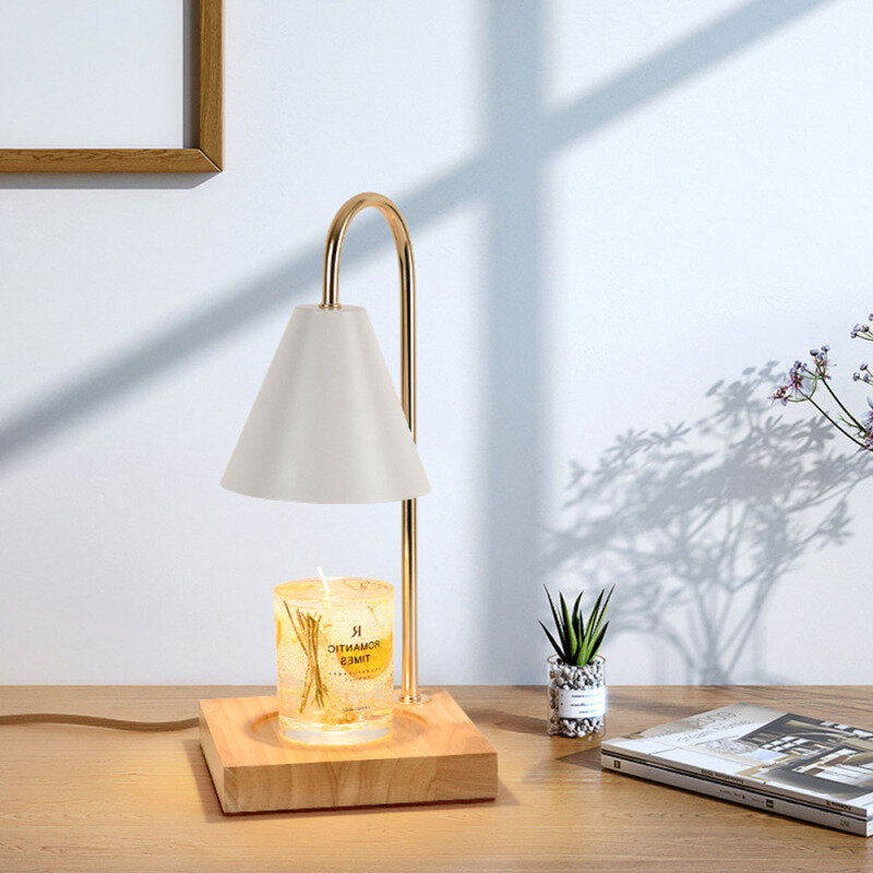 Lampe de table d'aide au sommeil réglable, contrôle romantique, gradation de la température, lampe de table, lampe à bougie, 35W
