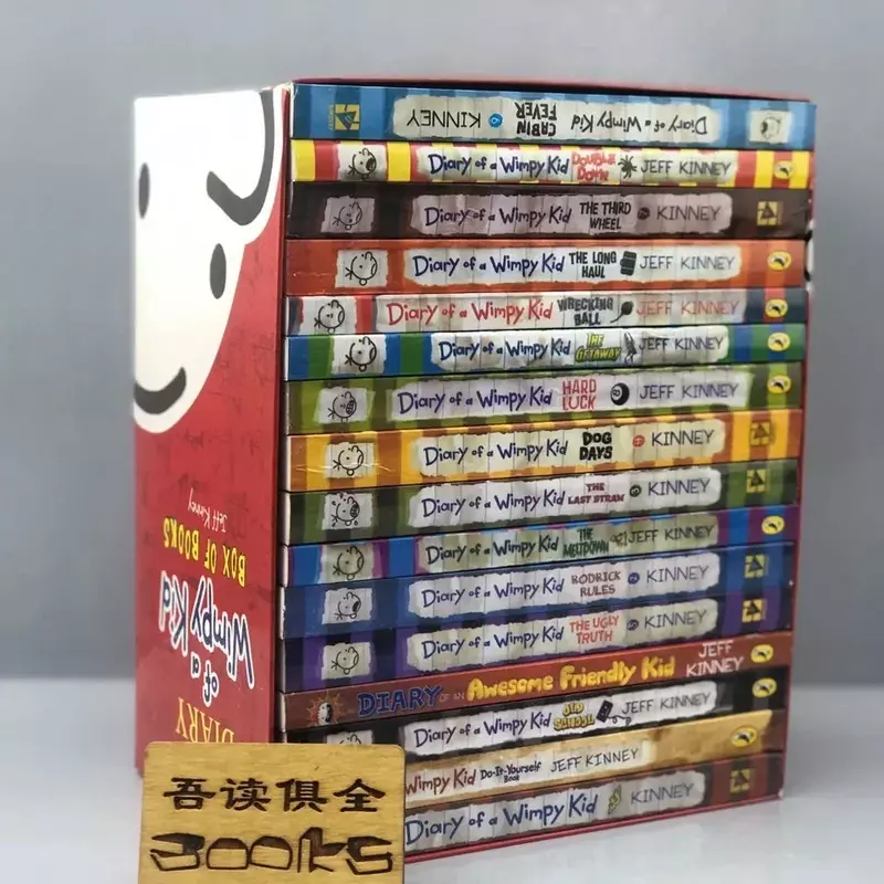 Комплект из 8 книг, дневник Wimpy для детей, английская книга, дневник Wimpy для детей в коробке, Детские художественные книги Libros