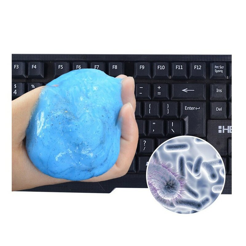 70gl Super Auto Car Cleaning Pad Glue Powder Cleaner Dust Remover Gel Home Computer Keyboard Clean Tool Dropship