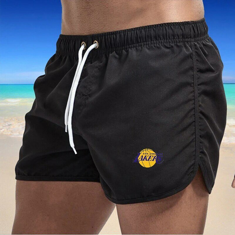 Summer 2024 New Men's Beach Sports Shorts Casual Quick Drying Trendy Shorts Fashion Men's