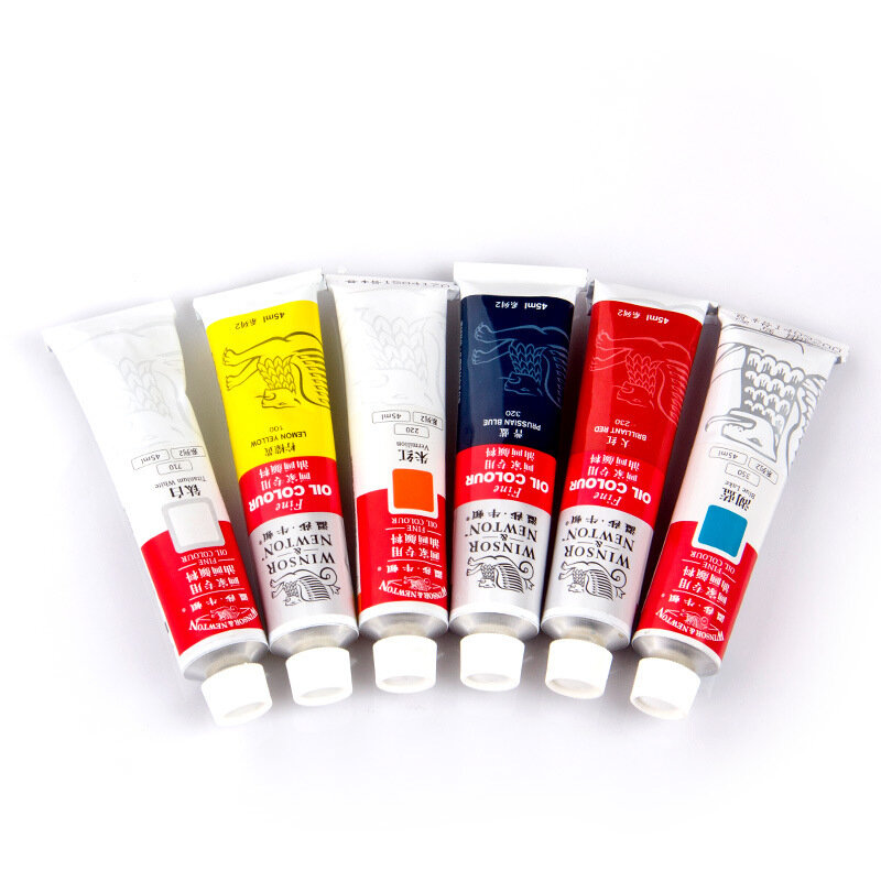 Winsor & Newton-pigmento de pintura al óleo de 45ml, tubo de gran capacidad, suministros de arte, color de aceite fino arcylic, suministros de Arte de secado rápido