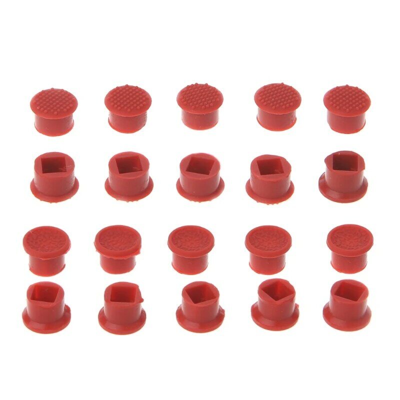 16FB 10 Buah Topi Merah TrackPoint Asli untuk untuk Topi Penunjuk ThinkPad