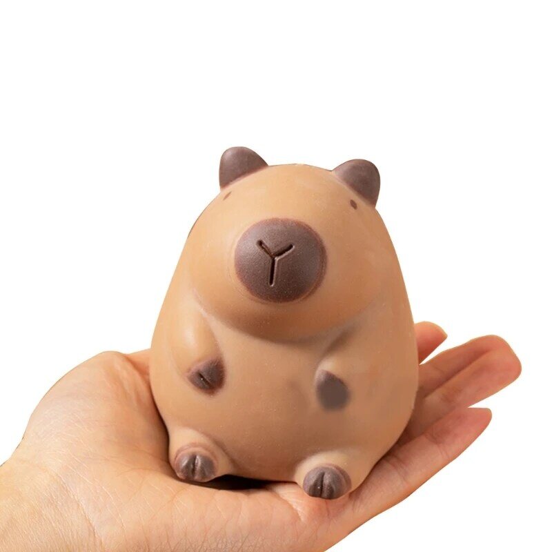 Capybara doux extensible, jouet anti-éclaboussures à presser, pour décompresser le bureau, jouet TPR, anti-anxiété, livraison