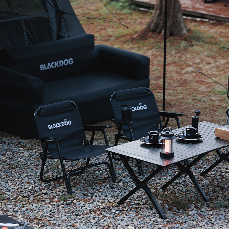 Naturehike-Blackdog Sedia pieghevole da campeggio Sedia da pesca picnic all'aperto portatile 600D tessuto Oxford  Viaggio Leisure Coffee Sedie Materiale da campeggio leggero