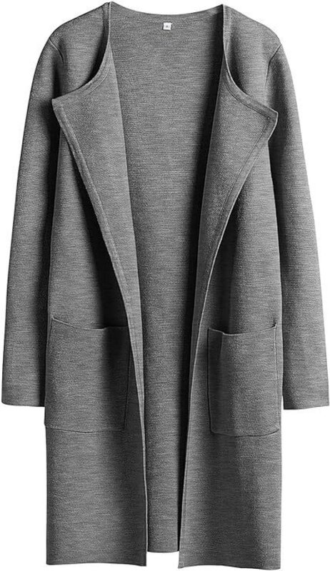 Jaqueta de lapela feminina casual de tweed, casacos confortáveis, Europa e Estados Unidos, nova moda, outono e inverno, venda quente, 2024