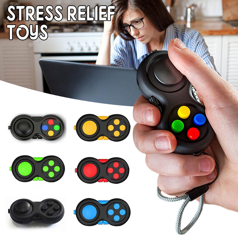 Retro Game Controller Fidgets Toy para crianças, Easy Carry, Lightweight, Baubles, Brinquedos para meninos e meninas