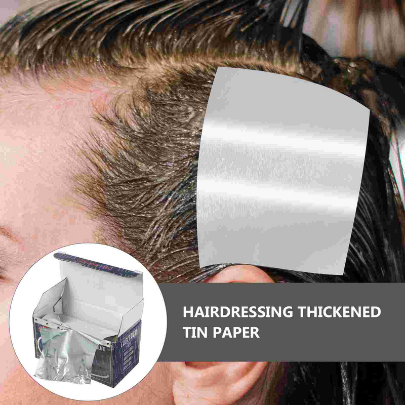 1 rol alat pemodelan pengeriting rambut Foil highlight lembar aluminium Foil
