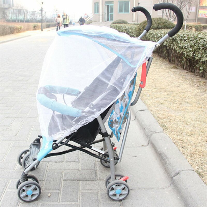 The universal stroller bed net is suitable for most strollers