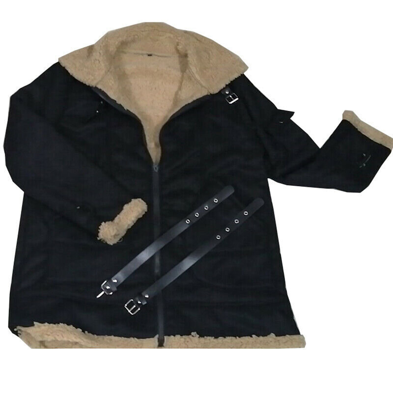 Slim Punk Style Leather Jacket Full Covered Zip Short Coat For Everyday Wear