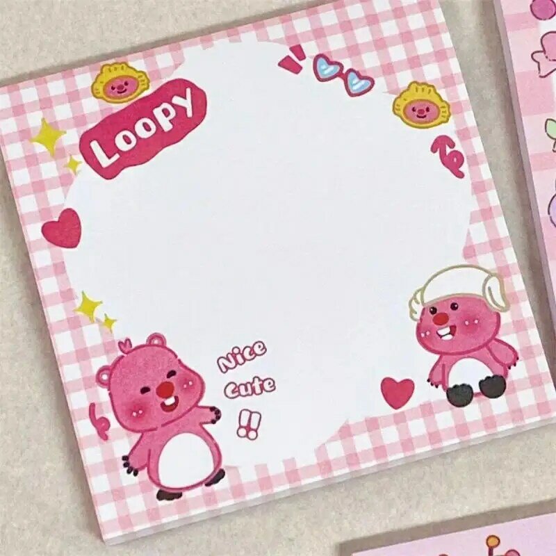 Kawaii Sanrio Loppy Post It Notes мультяшный милый блокнот заметка липкий подарок на день рождения девушки подарки игрушки для девочек