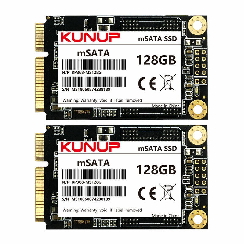 KUNUP MSATA Ssd 64G 128G 256G ไดรฟ์ Solid State ภายในฮาร์ดดิสก์สำหรับแล็ปท็อปเดสก์ท็อป