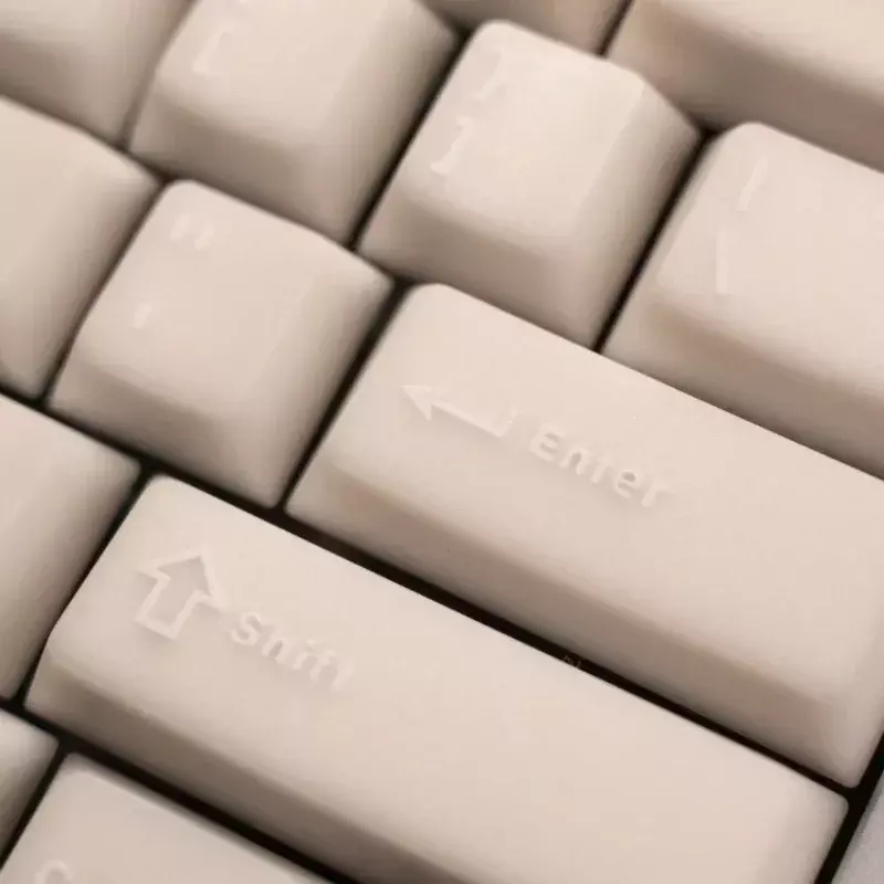 White Marble Theme Keycap Set Cherry Profile Key Cap PBT Custom Dye-sublimation Translucent Keyboard Cap for Mechanical Keyboard
