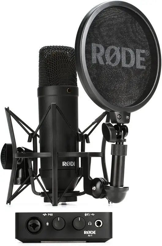 Summer discount of 50%Rode Complete Studio Kit with the NT1 and Ai-1