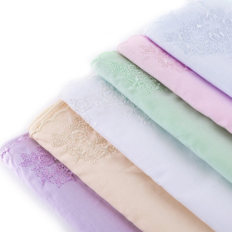 Borduren Zweet Absorberende zakdoek voor bruiloftsfeestactiviteiten Zachte en absorberende zakdoek Drop shipping