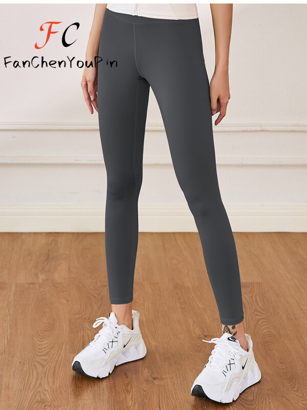 2024 New Sportswear Woman Fashion Sexy Slim Fit High Waisted Leggings  Fitness Sports Gym Yoga Seamless Running Women's Pants