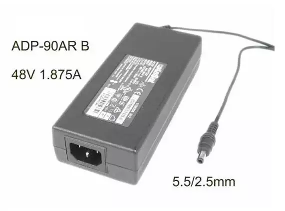 Adaptor daya ADP-90AR B, 48V 1,875a, barel 5.5/2.5mm, IEC C14