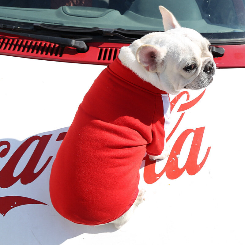 Бейсбольная куртка для собак, зимняя одежда для маленьких и средних собак, жилет для щенков, свитшот для французского бульдога, костюм чихуахуа, пальто для Мопса