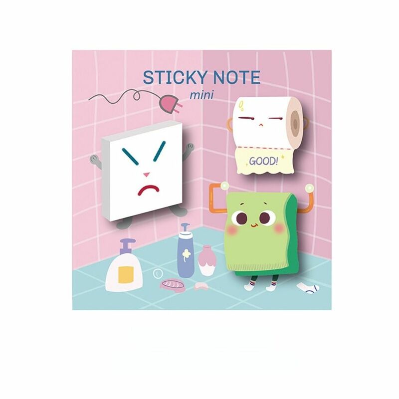 Keypoints Marker Sticky Notes Cartoon Reading Labels Taking Notes Memo Pad Aesthetic N Times Sticky Stationery