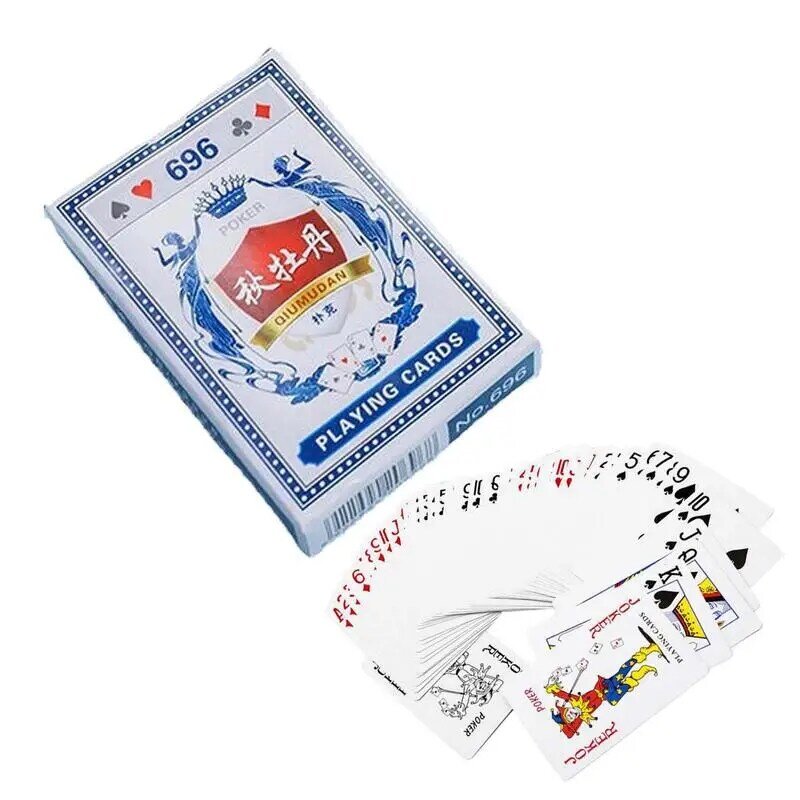 Standar baru tahan air dewasa kartu bermain Poker permainan papan permainan kartu Poker mudah untuk mengaduk kartu pesta permainan meja permainan