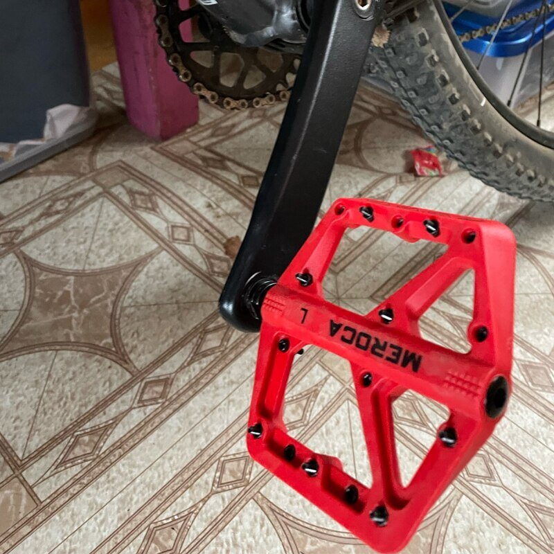 Fahrrad pedal faser verbreitert nylon faser ultraleicht dichtung du lager bmx mtb fahrrad pedale zubehör
