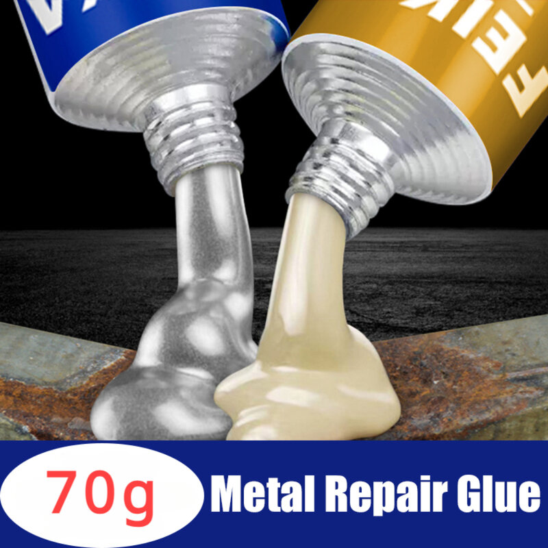 AB Type Casting Repair Glue High Temperature Resistant Liquid Metal Welding Filler Metal Repair Glue Caulking Agent Extra Strong