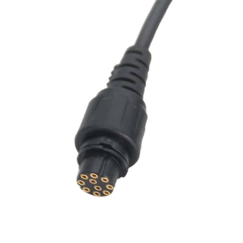 Per Hytera SM25A1 microfono altoparlante remoto connettore cavo a molla a 10 Pin cavo altoparlante microfono estensibile