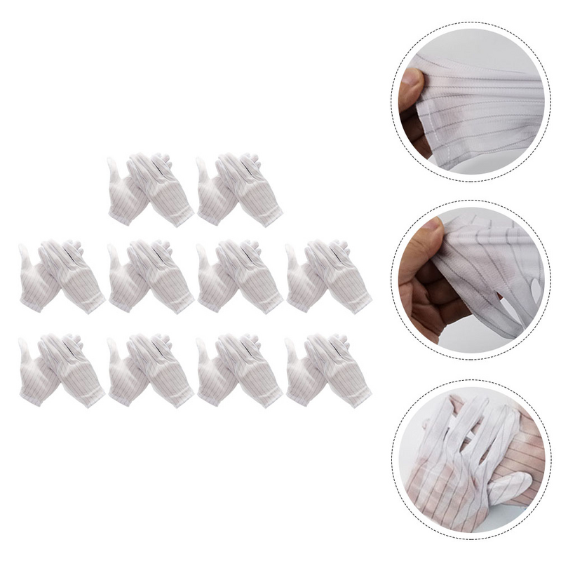 10-parowe antystatyczne rękawice naprawcze Antystatyczne do instalacji elektroniki Bezpieczeństwo pracy