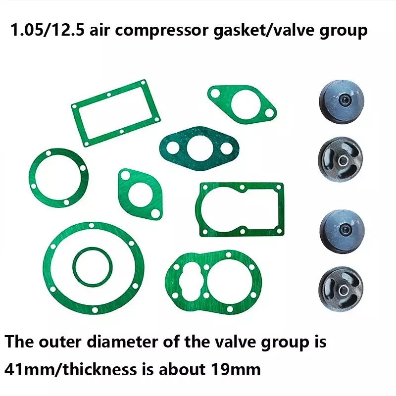 Original 1.05 Air Compressor Valve Air Pump Accessories, Sction Intake Exhaust Valve Group Air Compressor Gasket