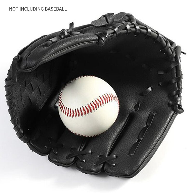 الرياضة 2 ألوان البيسبول قفاز الكرة اللينة اليد اليمنى لقطار الكبار