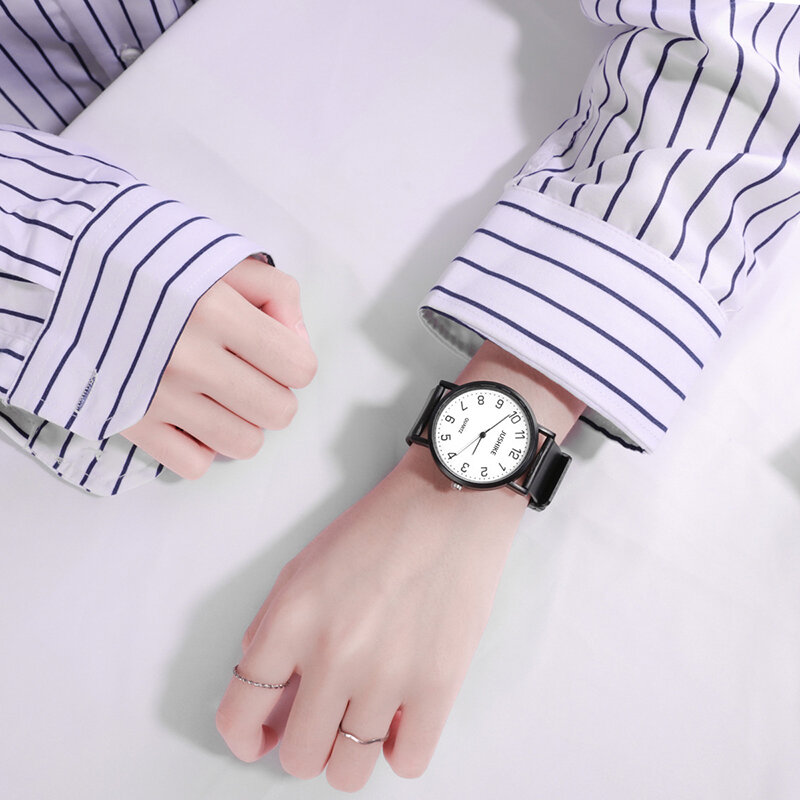 YIKAZE damski kwarcowy zegarek na rękę dla dzieci dziewcząt chłopców zegarek świetlny podświetlenie wyświetlacza ledowego na co dzień zegar zegarki wielofunkcyjne