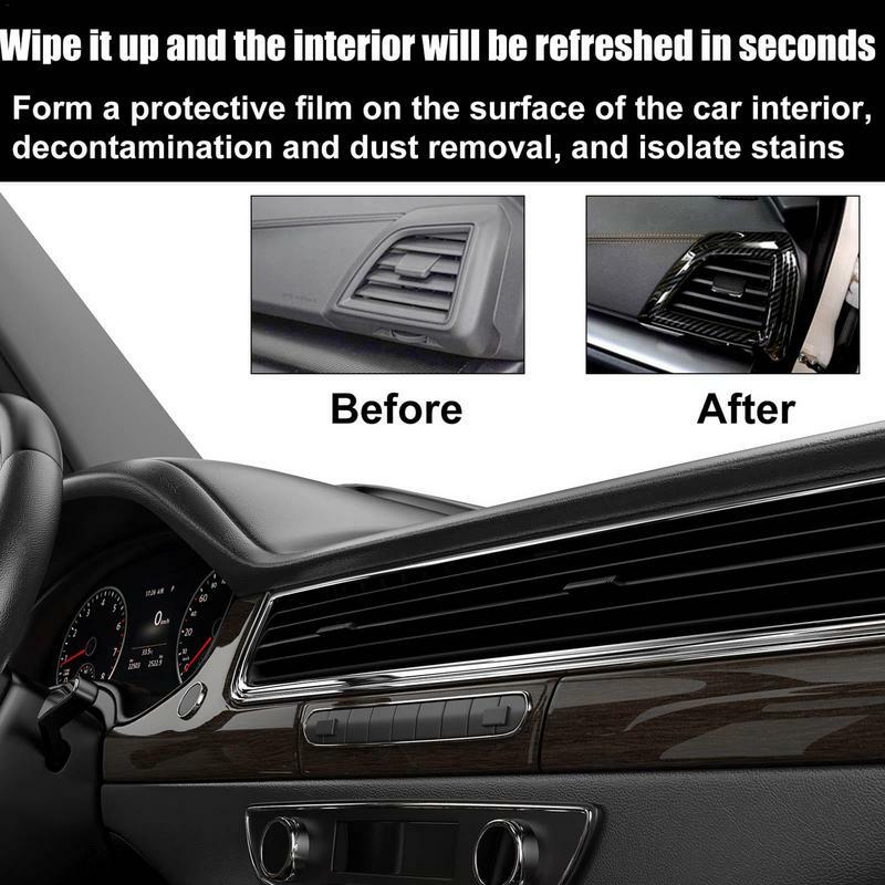 Pasta de restauración de cuero de plástico para Interior de coche, restauración de plástico con esponja, líquido de larga duración, mantenimiento