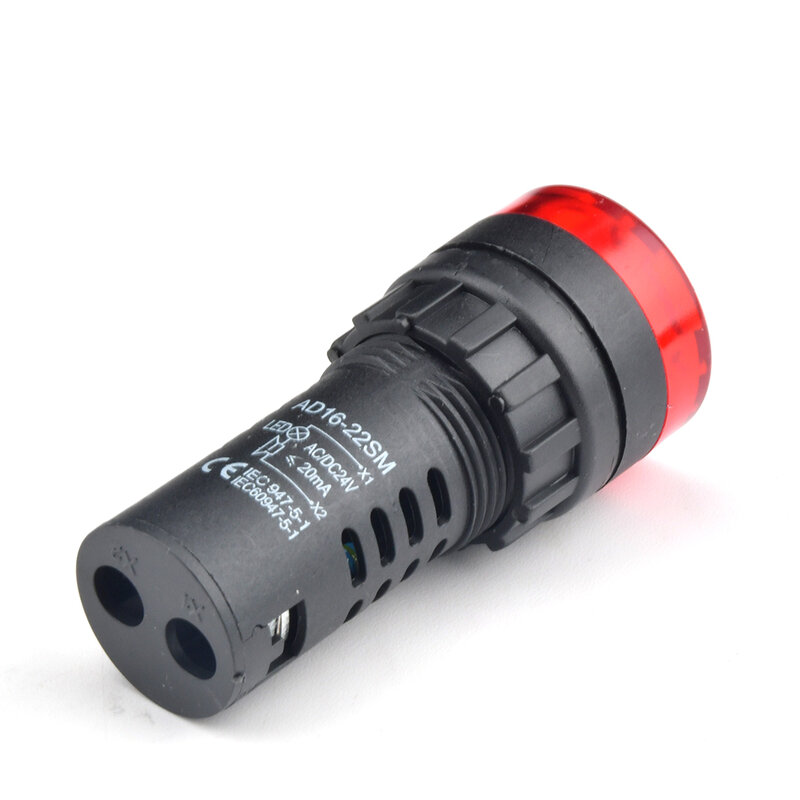 Dispositivo de alarme intermitente do som e do som e da luz do flash ED16-22SM 22mm 12v 24v 220v