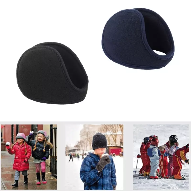 Chauffe-oreilles en peluche pour adultes, protège-oreilles coupe-vent pour temps froid, pour cyclisme randonnée, hiver