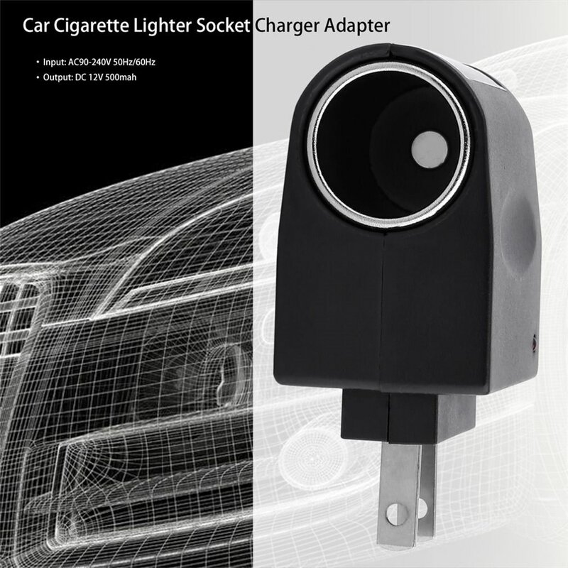 Novel12V Household Car Charger Cigar Cigarette Lighter 110V-220V AC to 12V DC US Car Power Adapter Converter hot selling