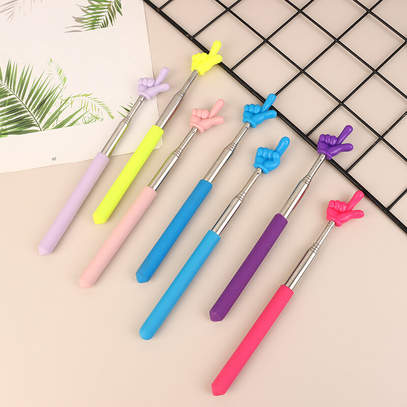 Cute Finger Reading Guide Preschool Teaching Tools Retractable Sticks Educational Learning Toys For Children Telescopic Rod