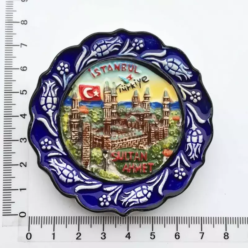 Imán de nevera 3d para decoración del hogar, recuerdo de Turquia Bodrum, Alanya Kemer, imanes de Turismo, Ideas de regalo