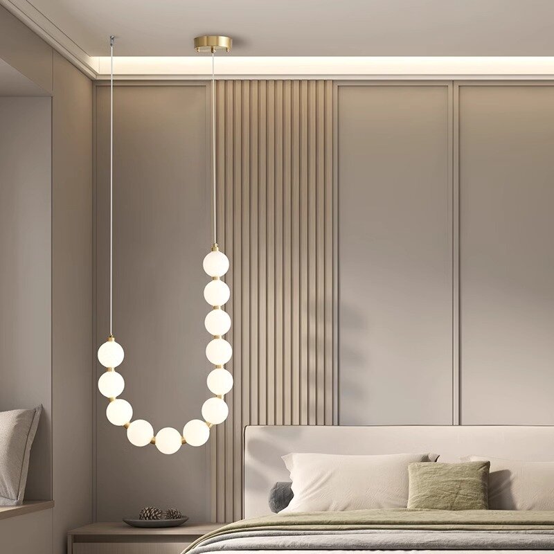 Lámparas de techo led decorativas para dormitorio, iluminación interior, candelabro moderno, comedor