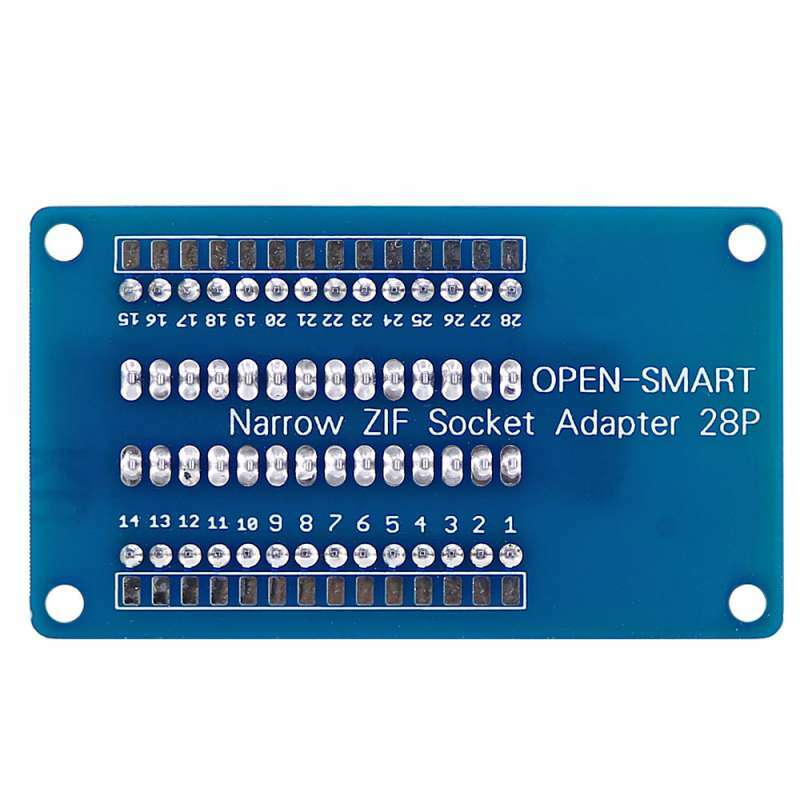 10 Stuks Small Body Zif Socket Adapter 28P 2.54Mm Pitch Module Voor Chip Componenten Module Snel Test Project Open-Smart