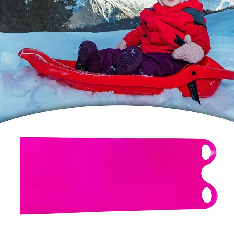 Tikar papan salju Snowboard Sled menggulung Sled karpet terbang kereta salju fleksibel dengan pegangan peralatan kereta salju pasir Sled