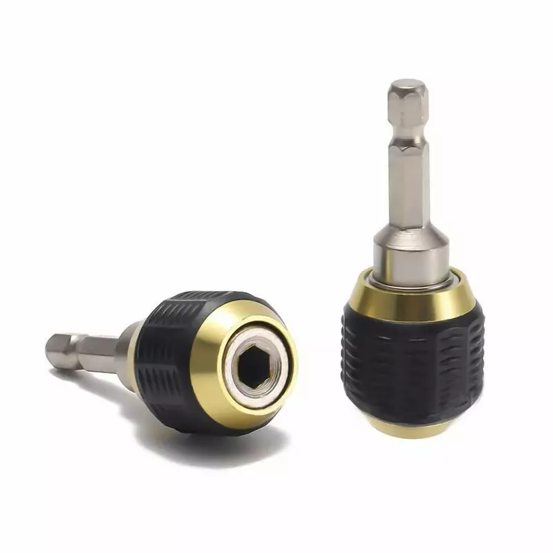 50mm 1/4inch  Hex Handle Quick Coupling Drill Bits Depth Magnetic Screwdriver Bit Quick Change Lock  Adapter Converter