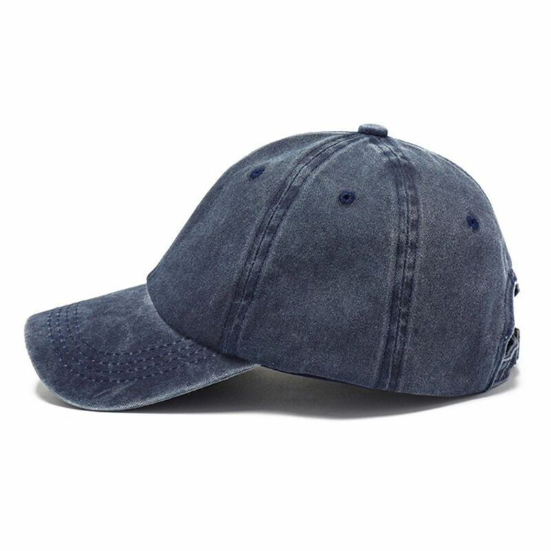 Sportowe na świeżym powietrzu wyszywane litery czapki baseballowe Hip Hop lato w stylu Vintage wyblakłe kapelusze czapki z daszkiem mężczyzn kobiet