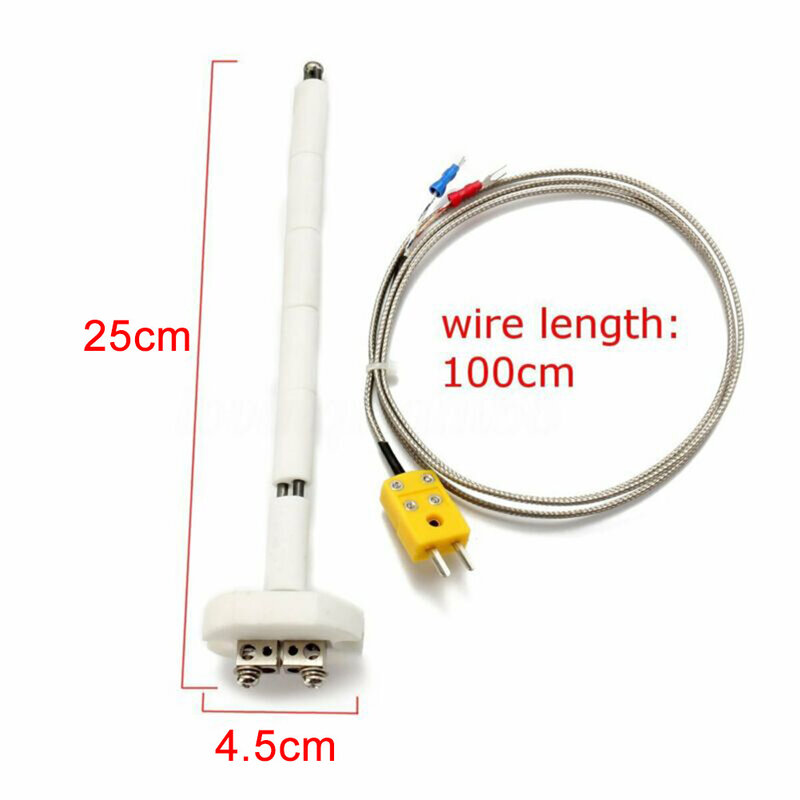 Practical Thermocouple Digital Thermometer Measured Temperature Outer Shield: Metal Shield Stainless Steel Braid