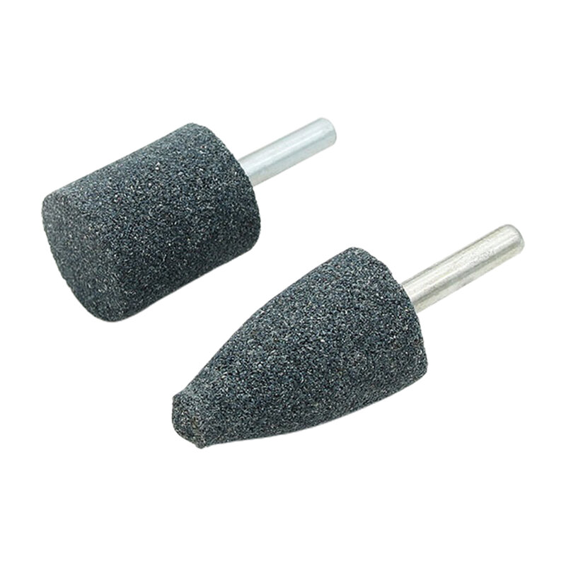 5 Pcs Grinding Wheel Polishing Bit 6mm Round Shank Cylindrical Conical Sharpening Head Tool For Grinder Rotary Tools Accessories