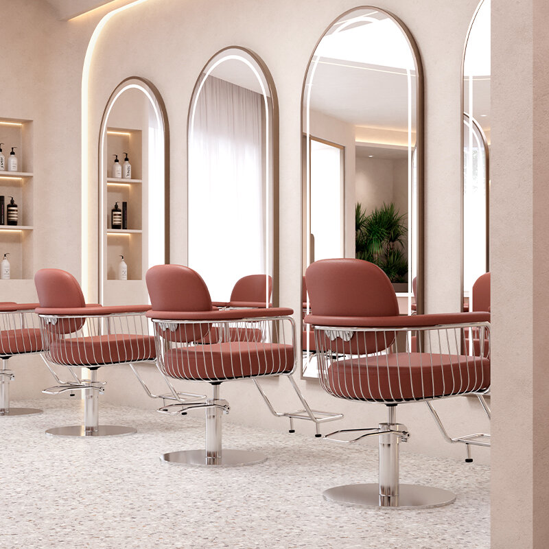 Парикмахерские кресла для парикмахерской, поворотные кресла для парикмахерской, комфортный табурет, роскошная мебель