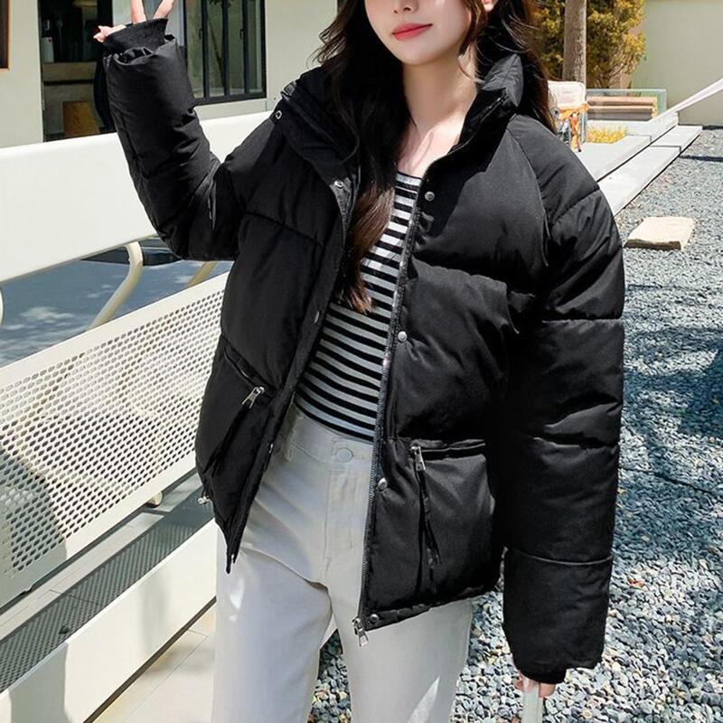 2023 Winter Women Jacket Coats Short Korean Fashion Parkas Female Down Jacket Stand Collar Cotton Overcoat Thickened Padded Coat