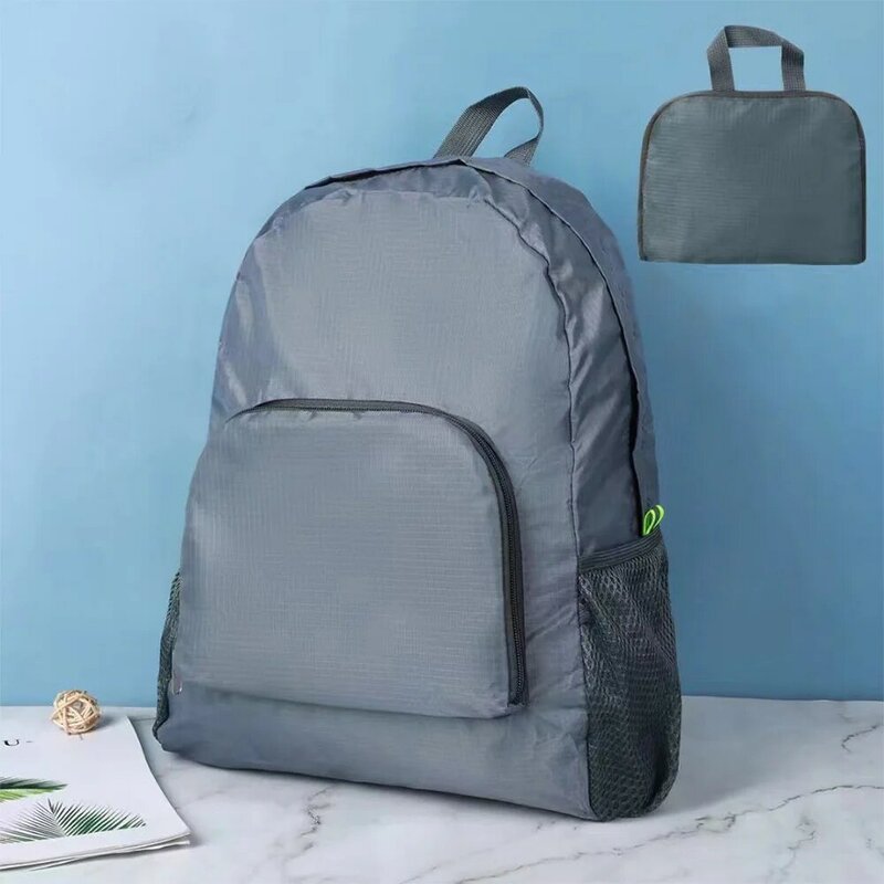 15L Lightweight Nylon Foldable Backpack Funny Print Waterproof Backpack Folding Bag Portable Men Women Backpack for Travel Bags