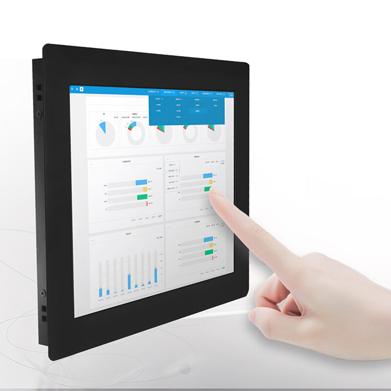 Ordenador Industrial todo en uno, Mini tableta con pantalla táctil resistiva, Intel Core i3 para Win10 PRO, 10, 12 y 15 pulgadas